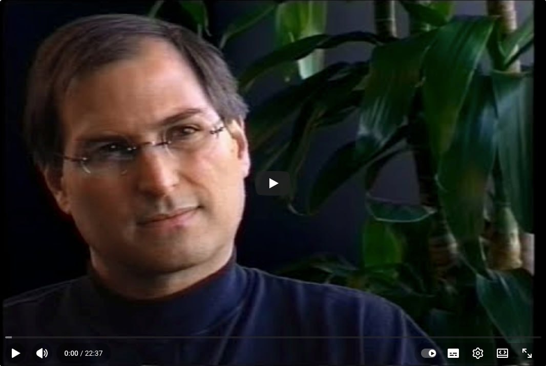 Редкое интервью со Стивом Джобсом стало доступно на YouTube